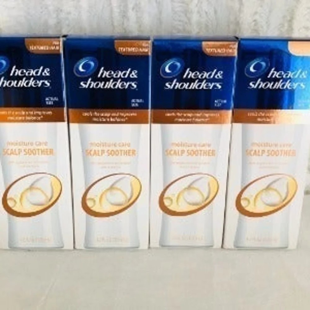 (4) Head & Shoulders Moisture Care Scalp Soother Textured Hair